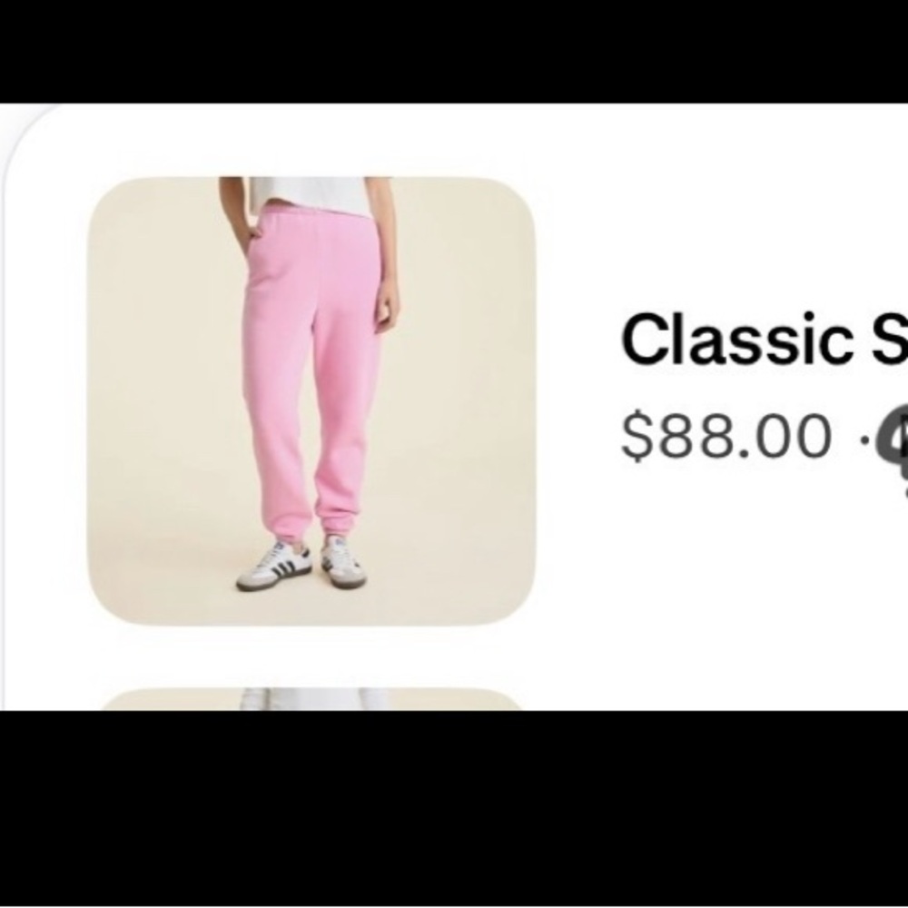 nuuds Pink Classic Sweatpants